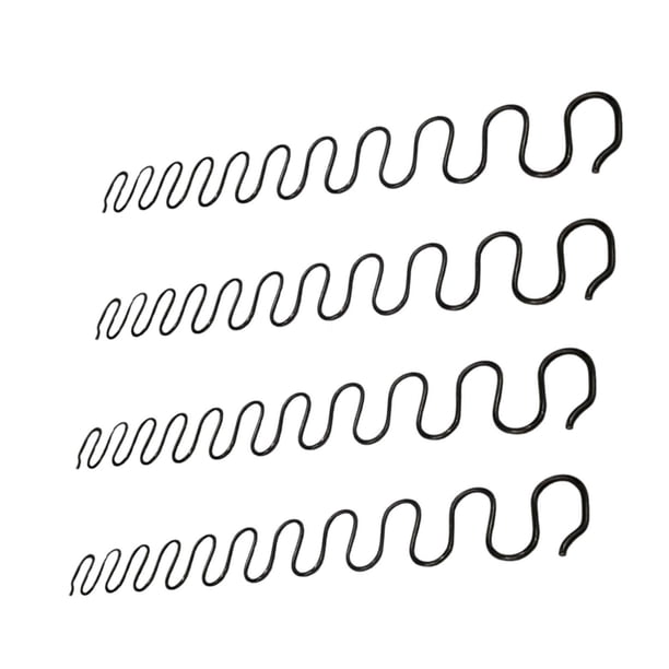4 piezas Sofá Tapicería Spring Spring Spring Hardware Muebles Reparación de muebles Mantenimiento de piezas para fijar el reemplazo del sofá para el 60 cm