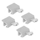 thumbnail image 1 of Cerradura para ventana corrediza PRIME-LINE U 9819 de aluminio, paquete de 4, 1 of 5