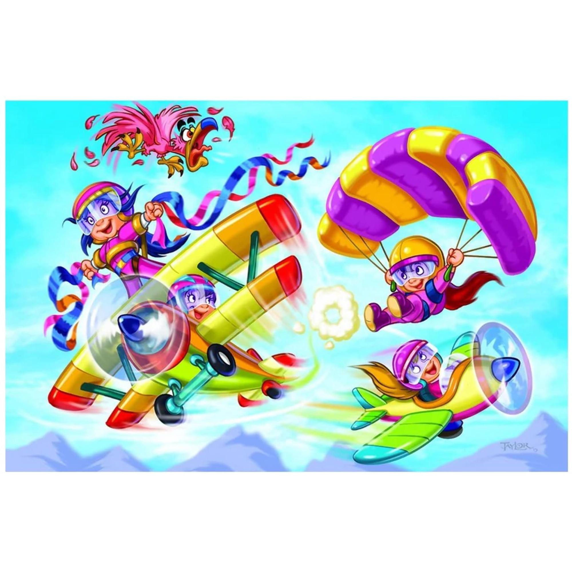 Puzzle Eurographics Girl Power Aviators De 100 Piezas