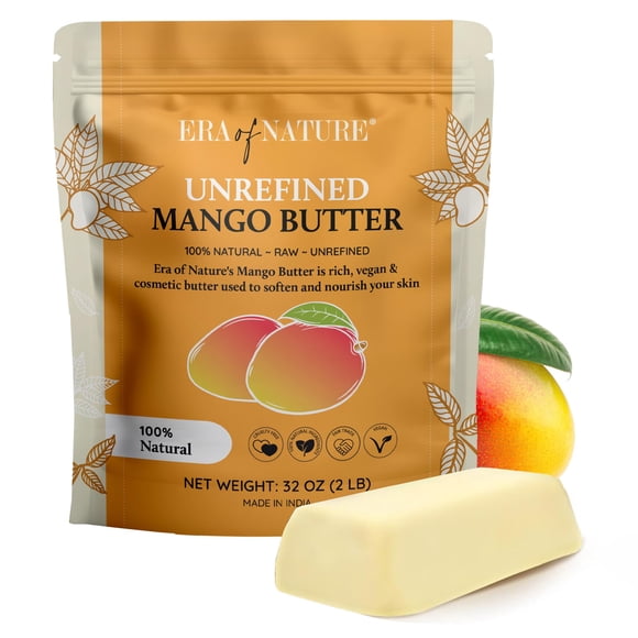 Manteca Corporal Block Mango Crudo Orgánico Sin Refinar 960 Ml