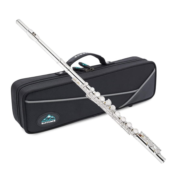 Flauta EASTROCK Do 16 llaves níquel plateado – Kit para principiantes