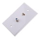 thumbnail image 1 of Conector Coaxial F para Placa de Pared Ethernet, 1 of 3