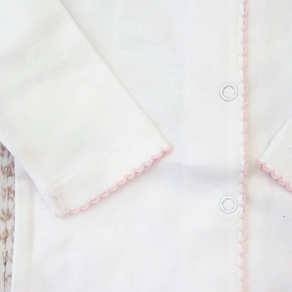 Enterito Picot Rosado - Talla 3/6 MESES