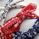 thumbnail image 4 of Paisley Print Boho Head Band Women's Soft Headbands Vintage Bowknot Elastic Hairbands Trendy Hair Accessories, 4 of 5