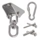 thumbnail image 1 of Kit de herrajes para hamacas y sillas colgantes, capacidad de 1000 libras, 1 of 5