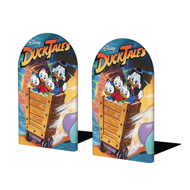 PatoAventuras Sujetalibros decorativos temáticos, tope para estantería con base antideslizante, uso dual para hogar y oficina - 2 piezas