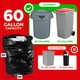 thumbnail image 2 of Bolsas de basura ToughBag 208-227 L, resistentes, 150 unidades, negras, 2 of 7