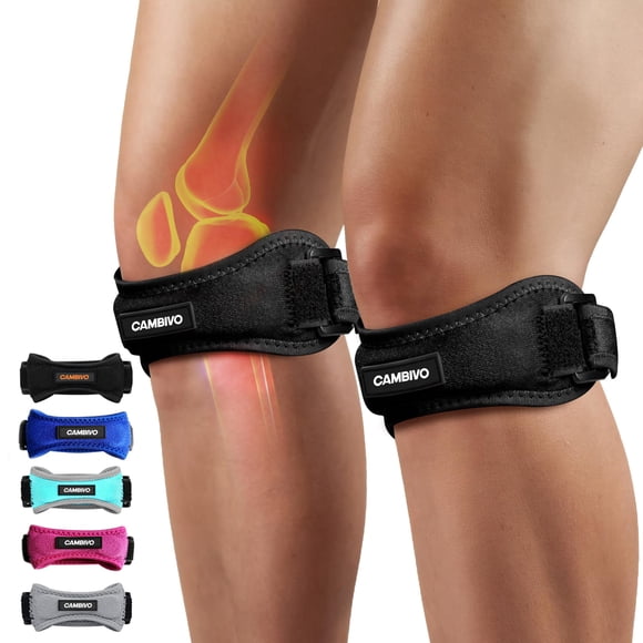 Rodillera CAMBIVO Essential Series para mujeres y hombres (paquete de 2)