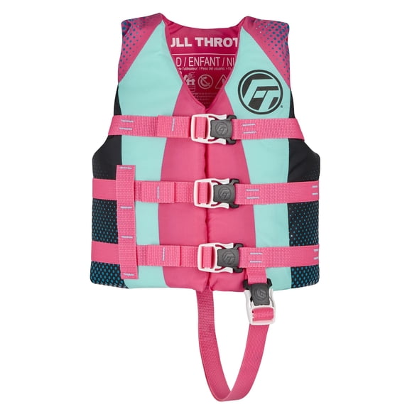Chaleco salvavidas infantil Full Throttle de nylon, 15-25 kg, aprobado