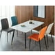 thumbnail image 4 of Silla de comedor Capitone Gris Pack x4 ecocuero acolchado, patas de fierro, 4 of 9