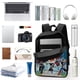 thumbnail image 3 of Super Hero Girls-theme Backpack, Campus style schoolbag Bookbag with Adjustable Shoulder Straps And Large Zip Compartment, Unisex Travel Bags., 3 of 6