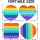 thumbnail image 5 of Juguete Antiestrés Pop It Arcoíris Multiuso 4 Paquetes para Niños y Adultos, 5 of 9