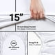 thumbnail image 5 of Sábanas ajustables Utopia Bedding completamente blancas, paquete de 2 unidades de microfibra, 5 of 6