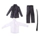 thumbnail image 4 of Conjunto De Traje De Caballero Masculino 1/6 Para Accesorio De Figuras De Acción De 12 '' Gris, 4 of 5