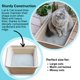 thumbnail image 4 of Caja de arena Luli & Cat 51x37x13 cm, pack de 8 desechables, 4 of 6