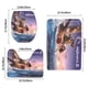 thumbnail image 3 of Moana 2 Juego de 3 alfombras de baño de coral fleece: tapete de baño + alfombra de inodoro en forma de U + funda de tapa de inodoro en forma de O, 3 of 6
