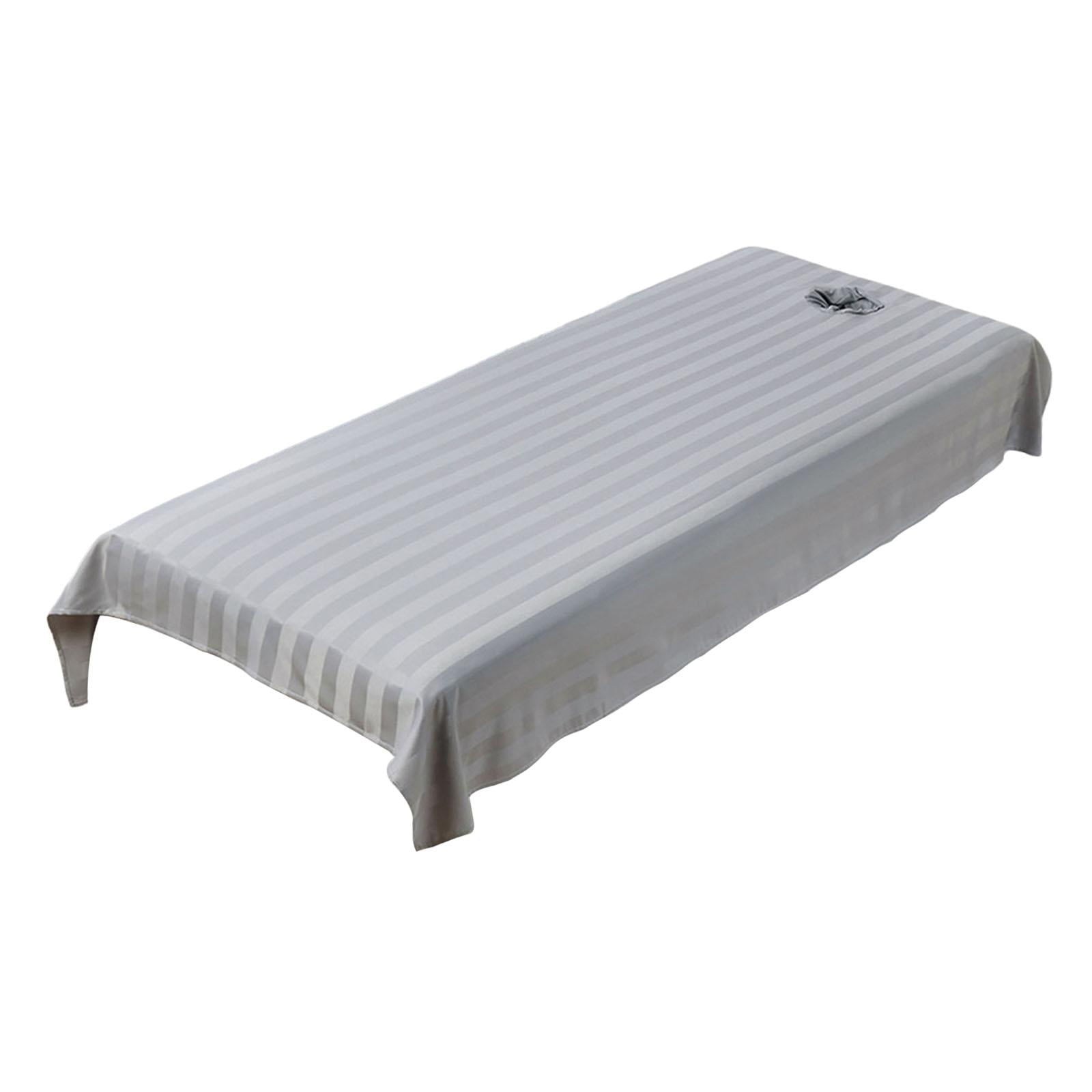 Magideal - Sábana Para Mesa De Masaje, Almohadilla Facial, Accesorios De Herramientas Transpirables De Alta Calidad, Sábana Plana, Sábana De Cama Para Salón De B Gris