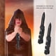 thumbnail image 5 of cuchillos de daga que desaparecen, cuchillos de truco que desaparecen, accesorio de broma de Halloween, cuchillo falso retráctil, hoja de plástico, juguete de daga, accesorio de trucos de magia (estil, 5 of 7