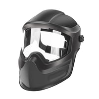 Magideal - Casco De Soldador Hamlet, Protector Contra Salpicaduras, Para Soldar, Cortar Y Esmerilar, Resistente Al Polvo, Cómodo, Ajustable Y Máscara Facial Comp Claro