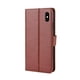 thumbnail image 2 of Funda tipo libro para iPhone X/XS, cartera todo‑en‑uno, funda multifuncional con tarjetero y correa de muñeca desmontable, 2 of 4