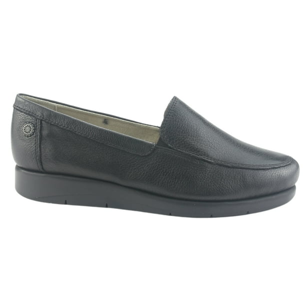 Mocasin de Cuero Chalada Mujer Cira-1 Negro Casual