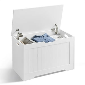 Baúl De Almacenamiento Vasagle Cloud White Ulhs11Wt 75 X 38 X 48 Cm