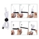 thumbnail image 5 of 20x Pack Amarra Cable Organizador Reutilizable Velcro Cintas negro, 5 of 10