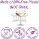 thumbnail image 2 of Vasos coupe Amazing Abby 355 ml paquete de 6 sin BPA, 2 of 6