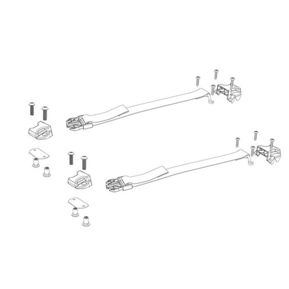 Kit de hebilla BAK BAKFlip con extremos inferiores y herrajes