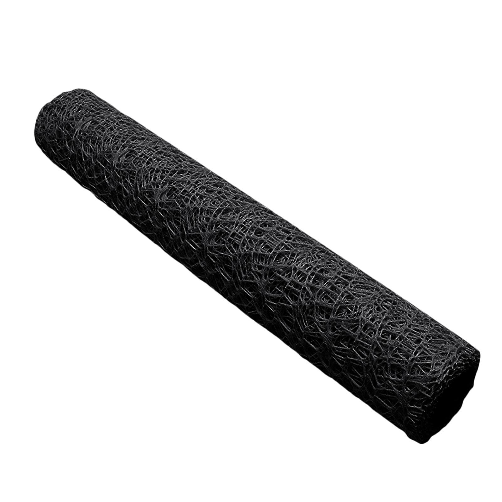 Bothyi - Camino De Mesa De Malla De Red Jacquard Para Regalos De Fiesta, Suministros De Floristería, Celebraciones, Color Negro