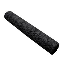 Bothyi - Camino De Mesa De Malla De Red Jacquard Para Regalos De Fiesta, Suministros De Floristería, Celebraciones, Color Negro