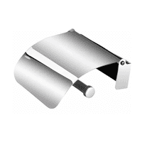 Importclick - Soporte Papel Higiénico Baño Acero Inoxidable 13X14X4,5 Cm Plateado