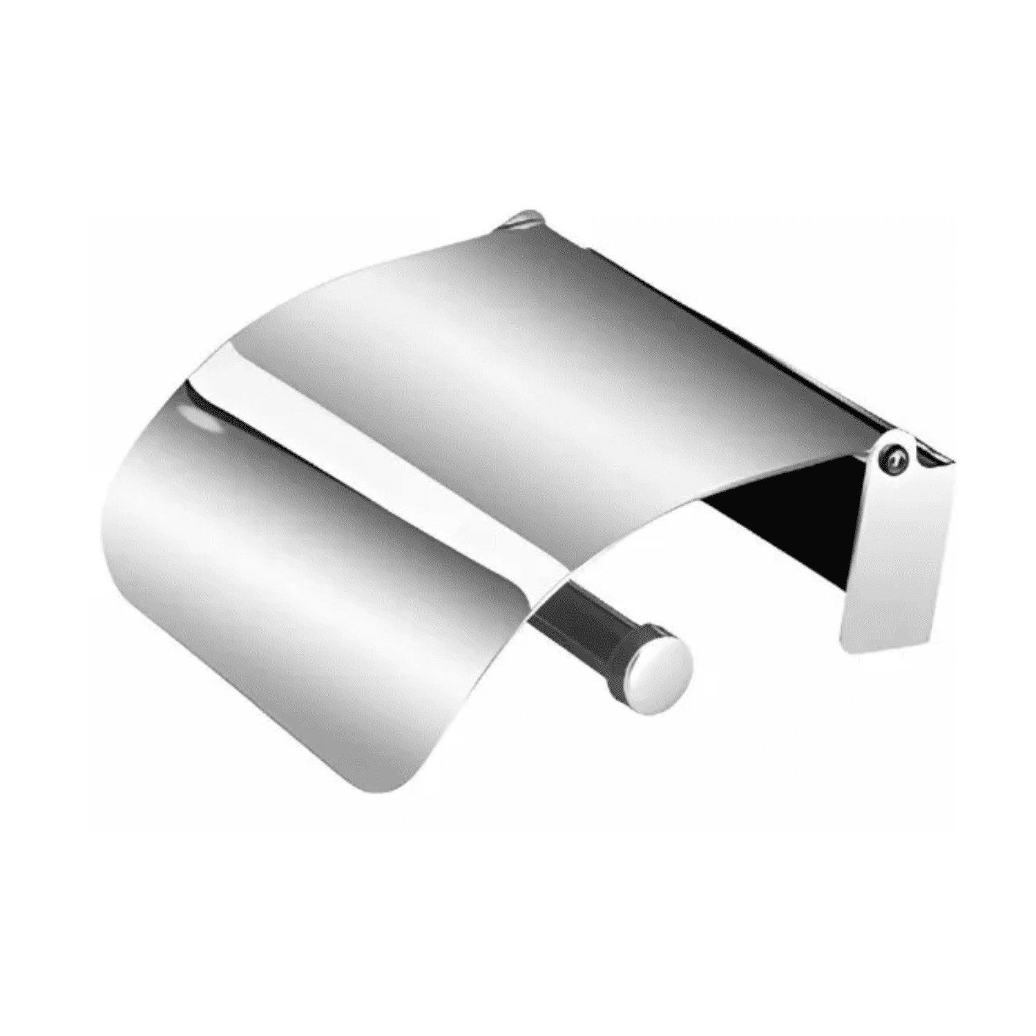 Importclick - Soporte Papel Higiénico Baño Acero Inoxidable 13x14x4,5 Cm Plateado