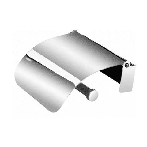 Importclick - Soporte Papel Higiénico Baño Acero Inoxidable 13X14X4,5 Cm Plateado