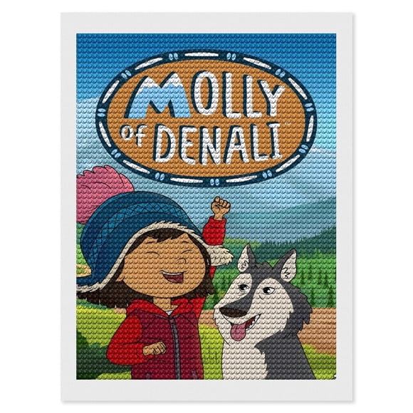 Molly de Denali Kits de Pintura de Diamantes para Adultos