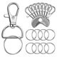 thumbnail image 1 of Ganchos para llavero PAXCOO de 3 cm, aleación, 100 piezas, 1 of 7