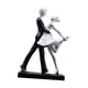 thumbnail image 3 of Pareja Bailando Escultura Estatua Estatuilla Decoración Para Aniversario Dormitorio Estilo B Argent, 3 of 3
