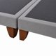 thumbnail image 3 of Base De Cama Europea 2 Plazas Dividida 190 Cm Largo - Gris Plata, 3 of 5