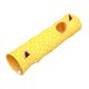 thumbnail image 3 of Kitten Tunnel Puppy Rabbit Mirillas Play Fun Toy Tube Plegable Amarillo, 3 of 5
