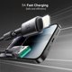 thumbnail image 1 of Cable USB-A a Lightning 30W Carga Rápida 1.2 m con Soporte (Gris) - JOYROOM, 1 of 6
