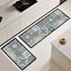 thumbnail image 1 of Set de 02 alfombra de cocina impermeable de Cuero Nappa md03, 1 of 4