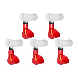 Ioensy - 5 Uds Vasos Para Beber Agua De Aves De Corral Para Pollo Gallina Bebedor Automático De Plástico 6,6X10Cm
