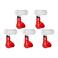 Ioensy - 5 Uds Vasos Para Beber Agua De Aves De Corral Para Pollo Gallina Bebedor Automático De Plástico 6,6X10Cm