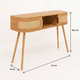 thumbnail image 4 of Escritorio Siena Rattan - Natural, 4 of 7
