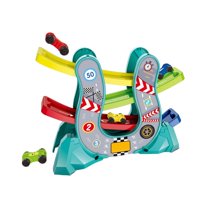 Magideal - Coche Rampa Juguetes Estacionamiento Educación Temprana Preescolar Aprendizaje Juguetes Rampa Coche Vehículos Para Niñas Niños 3 Años Y Más Niños Bebé , Verde