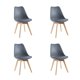thumbnail image 1 of Pack X4 Sillas De Comedor Tulip Gris, 1 of 3