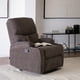 thumbnail image 4 of Bergere Reclinable Dante Brown Con Posavasos, 4 of 6