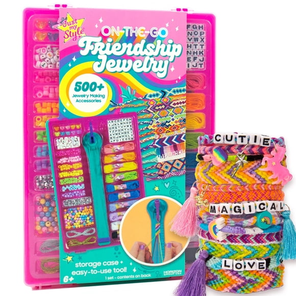 Kit de viaje para hacer pulseras Just My Style On-The-Go Jewelry