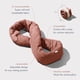 thumbnail image 3 of Soporte suave para bufanda y cuello Pillow Huzi Infinity Home Travel, 3 of 6