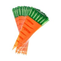Bothyi - Bolsas De Zanahoria De Pascua De 100 Uds., Bolsa De Almacenamiento De Regalo, Suministros Para Fiestas, Palomitas De Maíz Diy